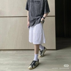 루* 워싱 자수로고 티셔츠