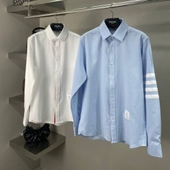 톰* 린넨 사선 셔츠