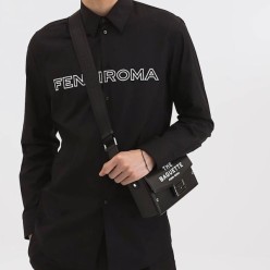 펜* 블랙 코튼 바이 마크 제이콥스 셔츠