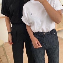 폴* 라운드반팔티