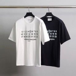 메* 마르지엘라 넘버레터링 코튼 반팔티