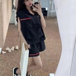 프** 반바지후드나시 셋트