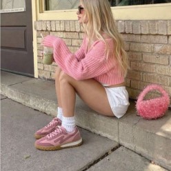 에*** 수입프리미엄급 Sneakers Jet rose antique rouge sepia
