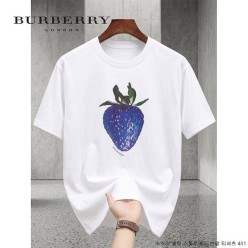 버** 블루 스트로베리 반팔 티셔츠 411