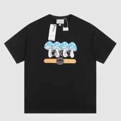 프린트 면 티셔츠