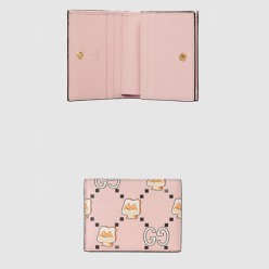 GG 애니멀 프린트 카드지갑 736784