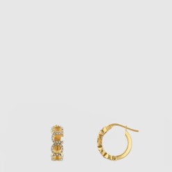 GUCCI 레터 후프 귀걸이 774690