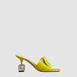 Cube Strass힐 뮬 6493