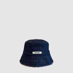 데님 로고 버킷햇 5HC154