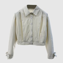 로고 쇼트 코트