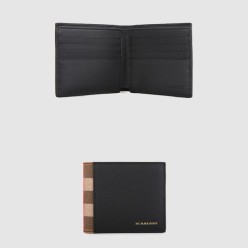 가죽 하우스 체크 바이폴드 지갑 40629191