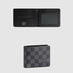 코팅 캔버스 지갑 M64002