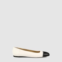 Leather Ballerina Flats Shoes