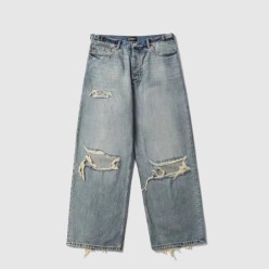 패치드 포켓 배기 진