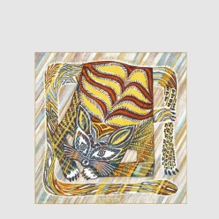 Le Chat Carre 스카프 90