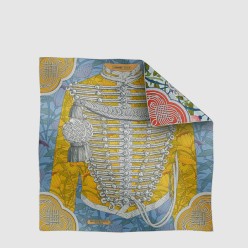 Brandebourgs Fleuris 더블 페이스 스카프 90