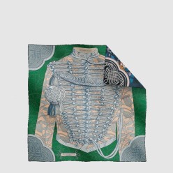 Brandebourgs Fleuris 더블 페이스 스카프 90