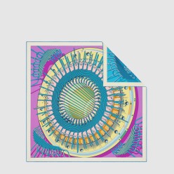 Alternateur Double Face 스카프 90