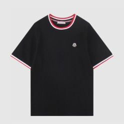 로고 패치 코튼 티셔츠