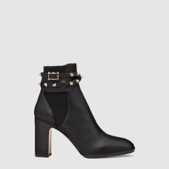 Rockstud 송아지 가죽 부츠 ZW2S0P
