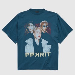 피피 끄릿 오버사이즈 티셔츠
