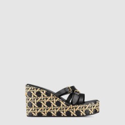 L Amazone Dior 웨지힐 뮬 KCO26