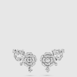Bouton de Camélia 이어링 J12039