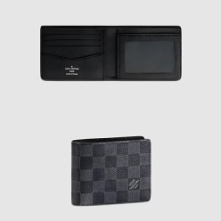 슬렌더 아이디 월릿 다미에 그라파이트 캔버스 N64002