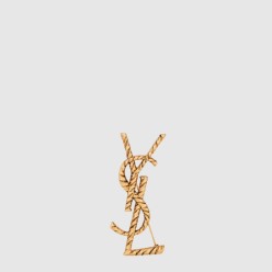 메탈 소재의 CASSANDRE YSL 브로치 652410
