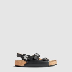 Scholl X Balenciaga 가죽 플랫 샌들 827432