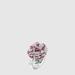 Rose Dior Bagatelle 꽃 모양 반지 JBAG9