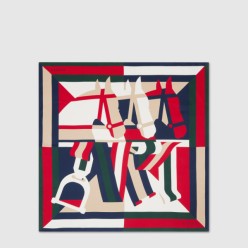 프린트 실크 까레 811167