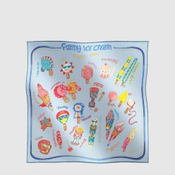 Funny Ice Cream 스카프 90