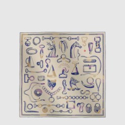 Inventaire Poetique pour un Conte Sellier  스카프 90