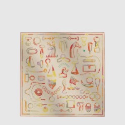 Inventaire Poetique pour un Conte Sellier  스카프 90