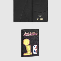 LV x NBA 히어로 재킷 가죽 포켓 오가나이저 M80615