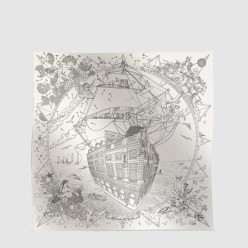 Hermes Flagship 스카프 90