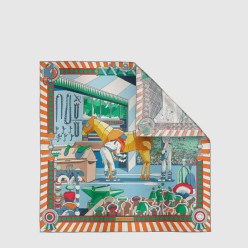 Pony Pit Stop 더블 페이스 스카프 90