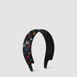 LV x TM Monogram 헤드밴드 블랙 M96121