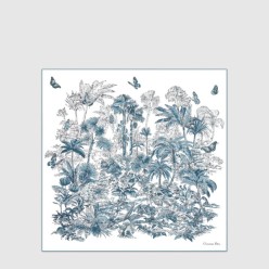 Dioriviera Toile de Jouy Palms 90 스퀘어 스카프 54JOP