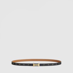 Mini 5382 벨트 버클 Hermes sur Mer 리버서블 가죽 스트랩