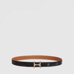 Mors H 벨트 버클 Hermes sur Mer 리버서블 가죽 스트랩