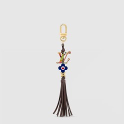 LV X TM LV 블룸 슈퍼플랫 키 홀더 M02462