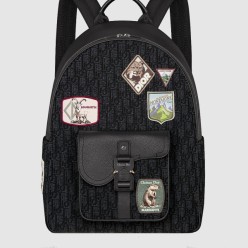 Saddle 지퍼 백팩  1ADBA